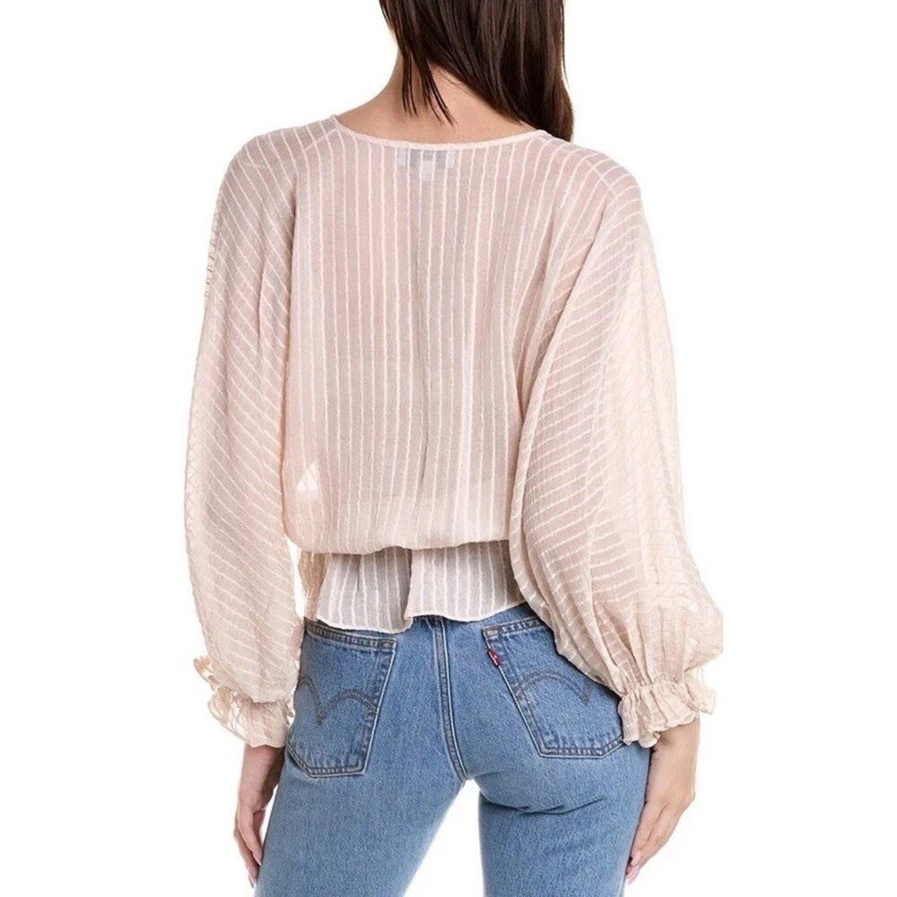 We Are Kindred Aurora Blouse Women's gauzy blouse soft girl sz 0 aussie - Picture 2 of 12